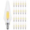 Luxrite HX10.5 LED Light Bulbs 4.5W 60W Equivalent 500LM 3000K Soft White Dimmable E12 Base, 24PK LR21671-24PK - alternate 1